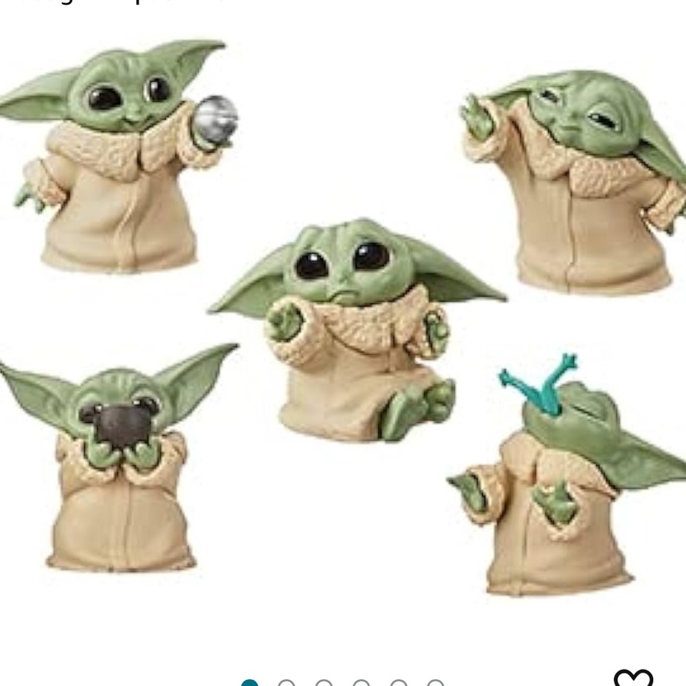 Baby Yoda figurines or cake toppers new
